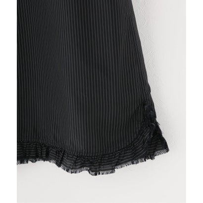 ジャーナルスタンダード レリューム JOURNAL STANDARD relume 【ARCHIVE STANCE/アーカイブスタンス】cupro maxi frill hem dres （ブラック）｜詳細画像