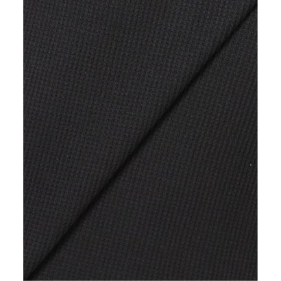 《一部WEB限定追加予約 / 新色》TCワッフルオーバーサイズロングスリーブTシャツ（ブラック）｜詳細画像