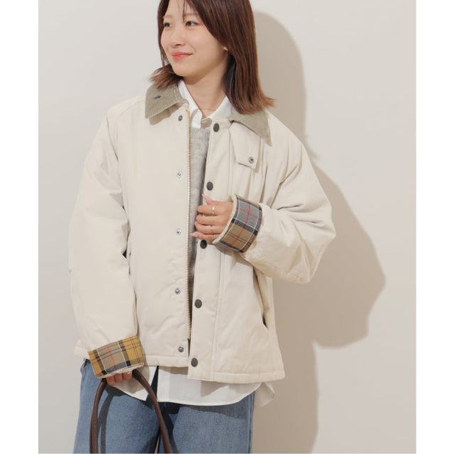《予約》【BARBOUR/バブアー】 PADDED TRANSPORT JACKET （ナチュラル）