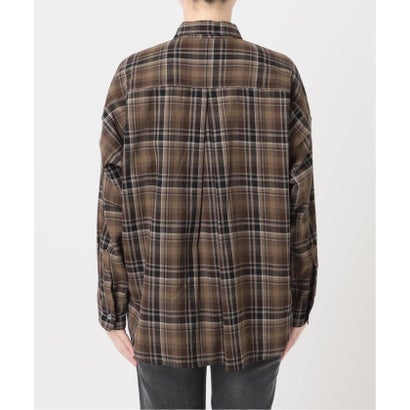 《追加予約2》CHECKオーバーサイズシャツ （ブルー）｜詳細画像