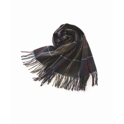 《予約》【Barbour/バブアー】hailes tartan scarf：ストール （グリーン）｜詳細画像