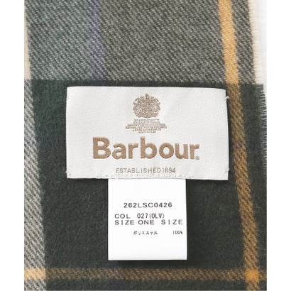 《予約》【Barbour/バブアー】hailes tartan scarf：ストール （グリーン）｜詳細画像