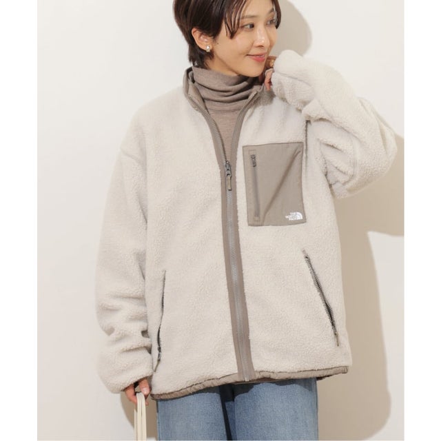 《予約》【THE NORTH FACE】 Reversible Extreme Pile F （ナチュラル）