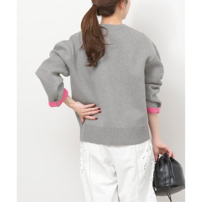 ジャーナルスタンダード レリューム JOURNAL STANDARD relume 《WEB限定追加予約2》ダブルニットコントラストプルオーバー （ナチュラル）｜詳細画像