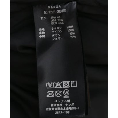 ジャーナルスタンダード レリューム JOURNAL STANDARD relume 【NANGA / ナンガ】COLLAR DOWN COAT （ブラック）｜詳細画像