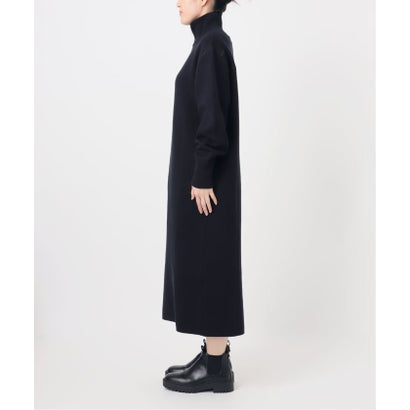 《WEB限定追加予約5》スウェットライクハーフジップワンピース （ネイビー）｜詳細画像