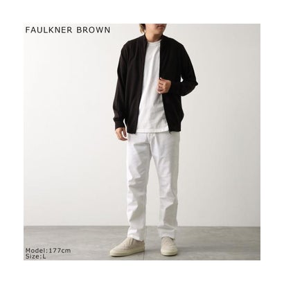 JOHN SMEDLEY ジップアップ ニット CLAYGATE メリノウール （MIDNIGHT/ダークネイビー）｜詳細画像