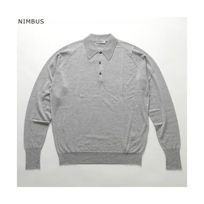JOHN SMEDLEY ニット ポロシャツ DORSET ドーセット （MIDNIGHT/ネイビー）｜詳細画像