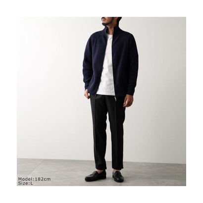 JOHN SMEDLEY カーディガン MALLAM （MIDNIGHT/ネイビー）｜詳細画像