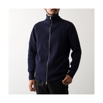 JOHN SMEDLEY カーディガン MALLAM （MIDNIGHT/ネイビー）｜詳細画像