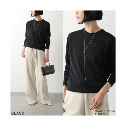 JOHN SMEDLEY セーター DILLIE ディリー ニット （BLACK/ブラック）｜詳細画像