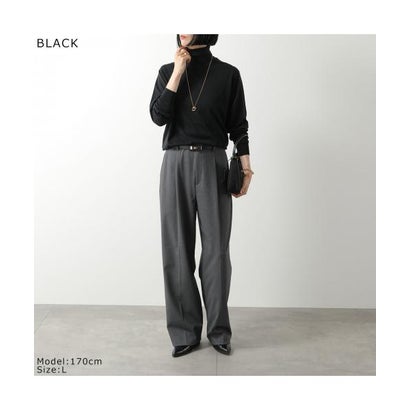 JOHN SMEDLEY ニット AOFIE 30G CONTEMPORARY FIT （CHARCOAL/グレー）｜詳細画像