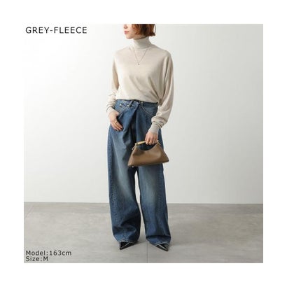 JOHN SMEDLEY ニット AOFIE 30G CONTEMPORARY FIT （CHARCOAL/グレー）｜詳細画像