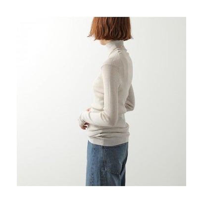 JOHN SMEDLEY ニット VENESSA 30G リブ タートルネック （BLACK/ブラック）｜詳細画像
