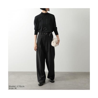 JOHN SMEDLEY ニット AMITY 30G COMMON FIT モックネック （CHARCOAL/グレー）｜詳細画像