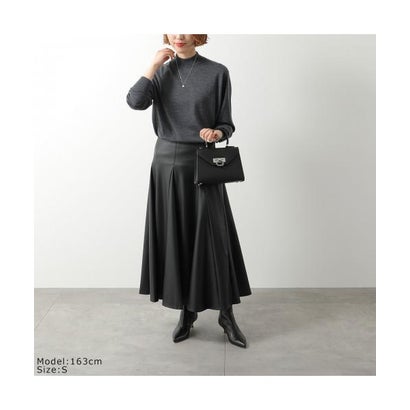 JOHN SMEDLEY ニット AMITY 30G COMMON FIT モックネック （CHARCOAL/グレー）｜詳細画像