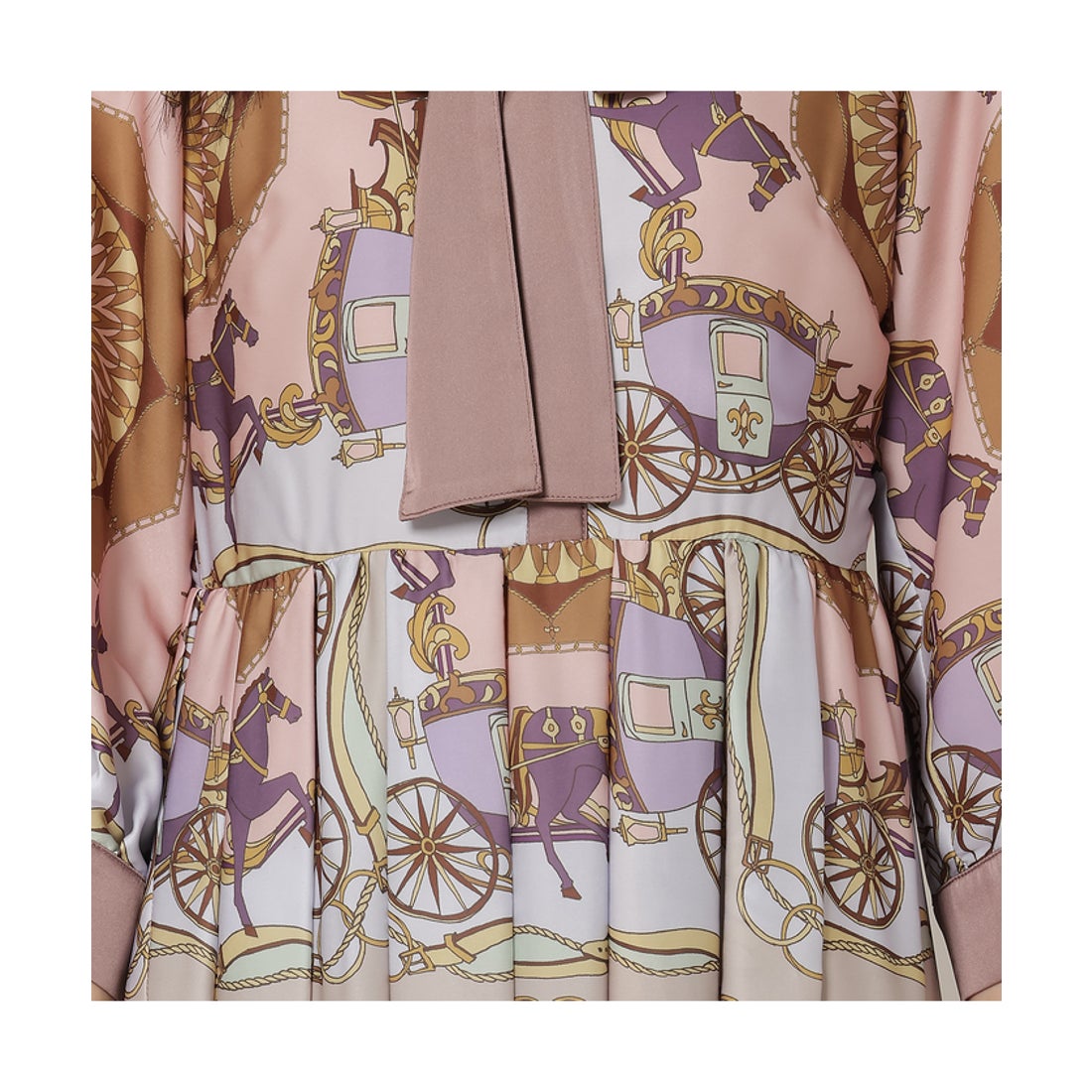 オーディア ミューズ Audie a Muses ホースプリントワンピース 