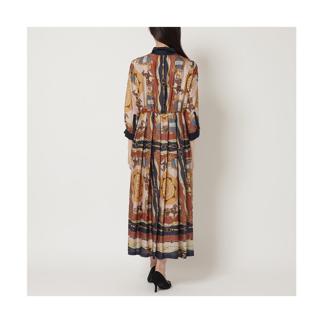 オーディア ミューズ Audie a Muses ホースプリントワンピース 