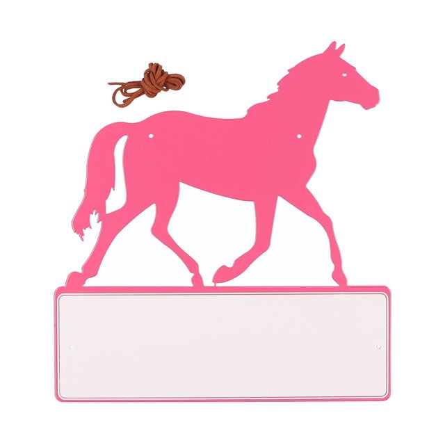 
                    ホースデザインネームボード （ピンク）