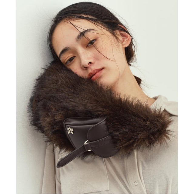 Knuth Marf / クヌースマーフ fur bag （ブラウン）