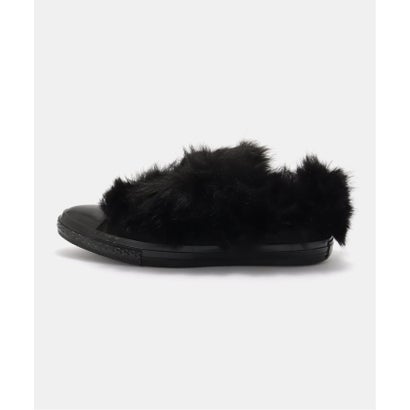 CONVERSE / コンバース ALL STAR POINTEDTOE VOLUMEFUR （ブラック）｜詳細画像