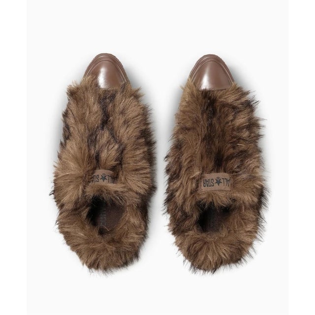 CONVERSE / コンバース ALL STAR POINTEDTOE VOLUMEFUR （ブラウン）