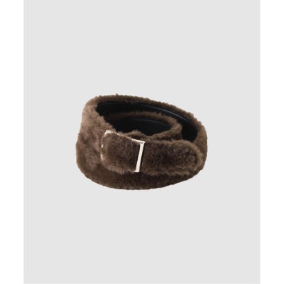 ≪追加≫NOCTO ARCHIVE/ノクト アーカイブ  Faux Fur Belt （ブラウン）｜詳細画像