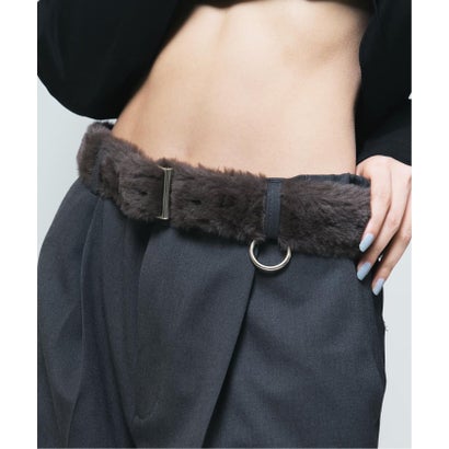 ≪追加≫NOCTO ARCHIVE/ノクト アーカイブ  Faux Fur Belt （ブルー A）｜詳細画像