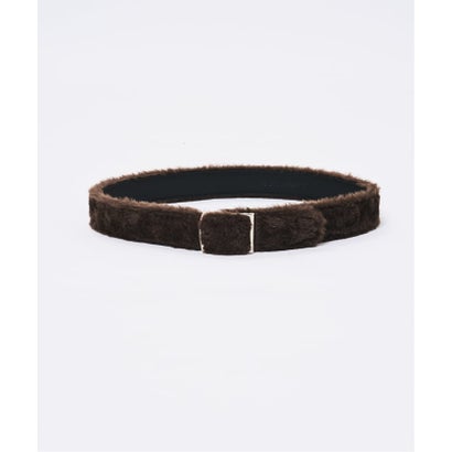 ≪追加≫NOCTO ARCHIVE/ノクト アーカイブ  Faux Fur Belt （ブルー A）｜詳細画像
