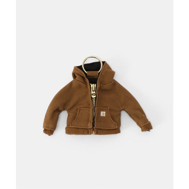 CARHARTT WIP / カーハート ダブリューアイピー Mini Active Jacket Keychain （ブラウン）
