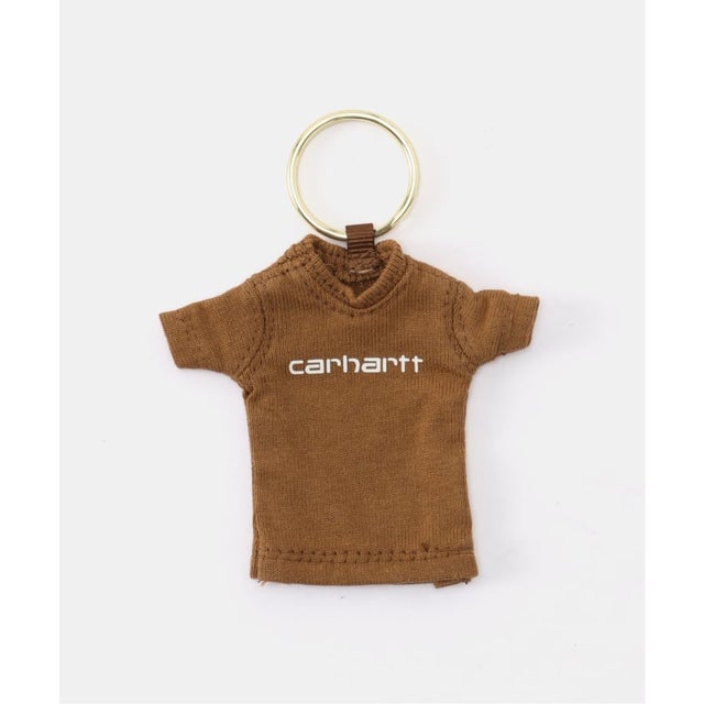 CARHARTT WIP / カーハート ダブリューアイピー Mini Script T-Shirt Keychain （ブラウン）