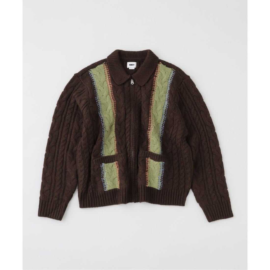 ジョイントワークス JOINT WORKS OBEY / オベイ EZRA ZIP UP CARDIGAN 