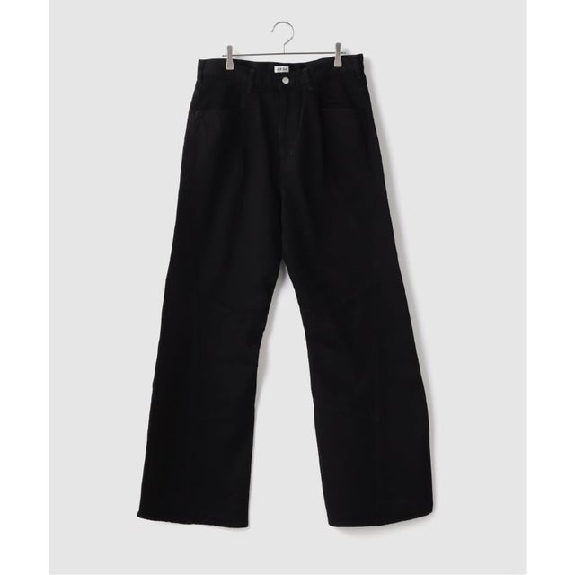 JIEDA / ジエダ ENGINEERED DRAPING FLARE DENIM （ブラック）