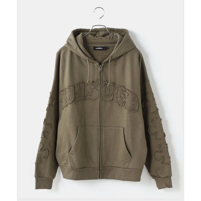 WASTED PARIS / ウェイステッドパリス ORDO ZIP HOODIE（グリーン）