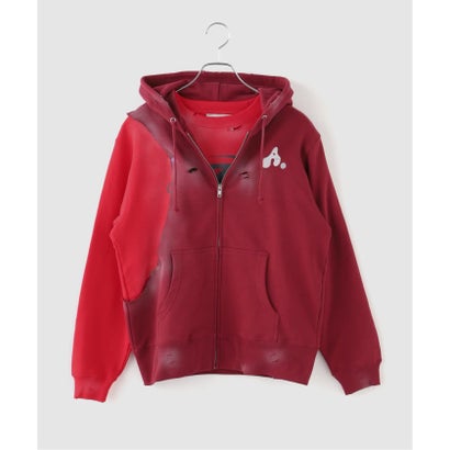 ジョイントワークス JOINT WORKS ARK POINT × AWESOME BOY JASON DOCKING HOODIE（レッド）｜詳細画像