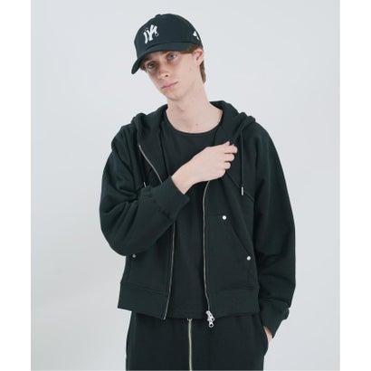 NOCTO ARCHIVE/ノクト アーカイブ Studs Zip Hoodie（グレーA）｜詳細画像
