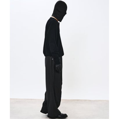 NOCTO ARCHIVE/ノクト アーカイブ Elbow Patch Henley Neck Knit（グレー）｜詳細画像