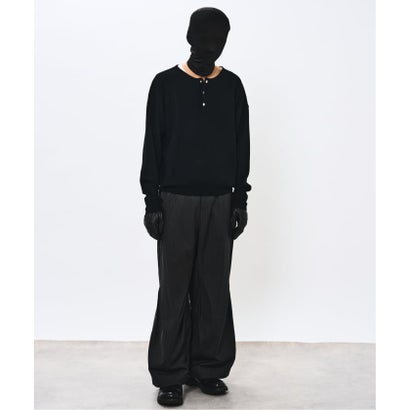 NOCTO ARCHIVE/ノクト アーカイブ Technical Studs Wide Pants（ブラック）｜詳細画像