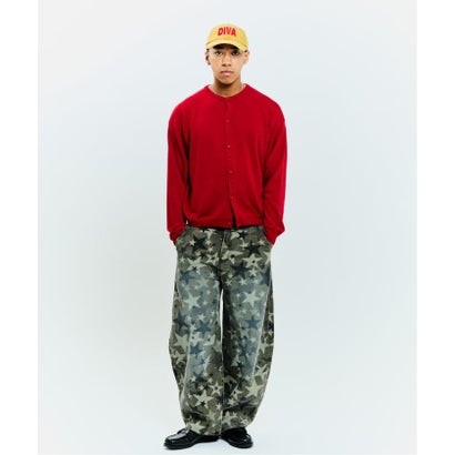 ジョイントワークス JOINT WORKS スターカモ パターン カーブパンツ / J STAR CAMO PATTERN CURVE PT（カーキ A）｜詳細画像