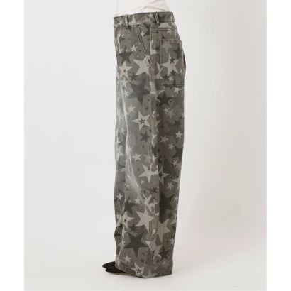 ジョイントワークス JOINT WORKS スターカモ パターン カーブパンツ / J STAR CAMO PATTERN CURVE PT（カーキ A）｜詳細画像