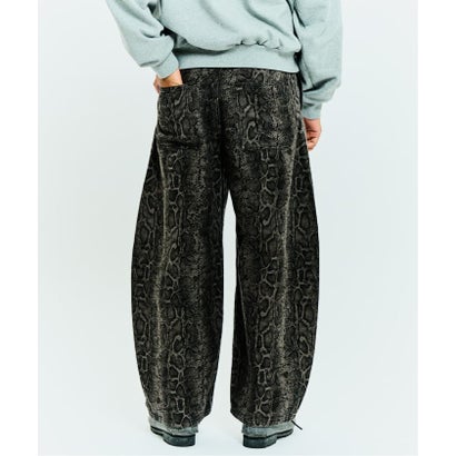 ジョイントワークス JOINT WORKS アニマルパターン カーブ PANTS / J ANIMAL PATTERN CURVE PT（ブラック A）｜詳細画像