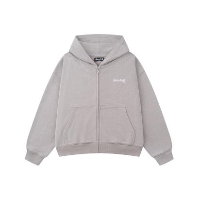 SUPPLIER / サプライヤー SprayCross Rhinestone ZipHoodie （ベージュ）｜詳細画像