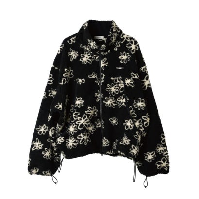 Knuth Marf / クヌースマーフ flower boa fleece （グレーA）｜詳細画像