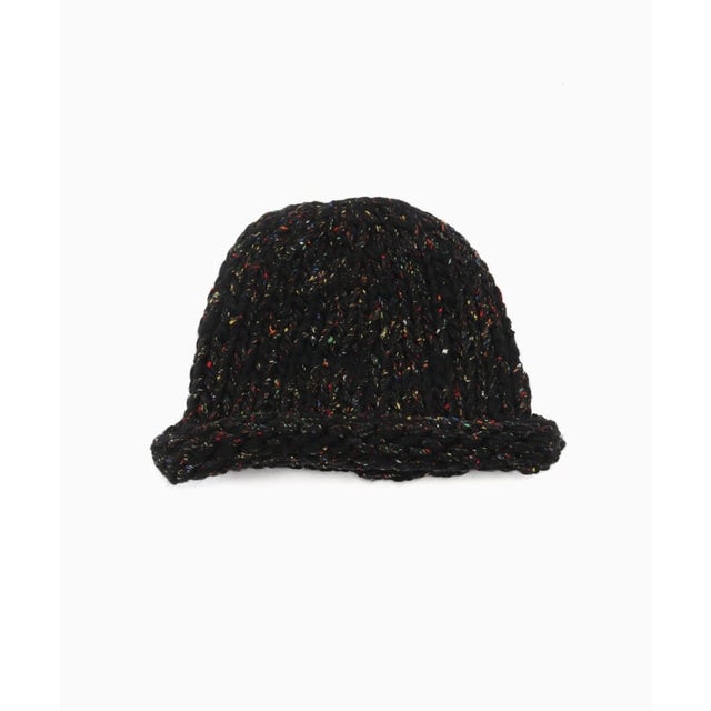Indietro Association / インディエトロ・アソシエーション Roll Knit Cap （ブラック）