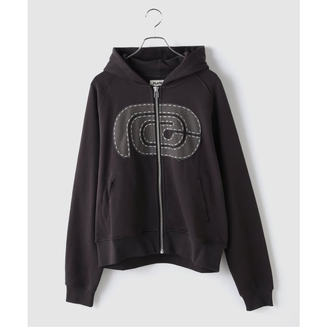 PLATEAU STUDIO / プラトースタジオ Logo patch zip up （グレー）