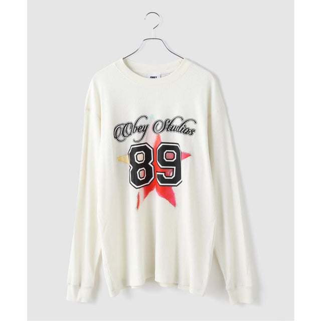 OBEY / オベイ VARSITY STAR THERMAL （ナチュラル）