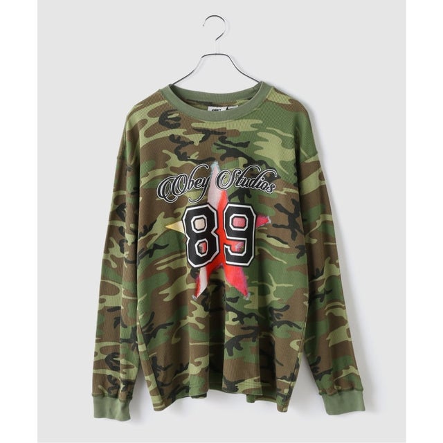 OBEY / オベイ VARSITY STAR THERMAL （カーキ）
