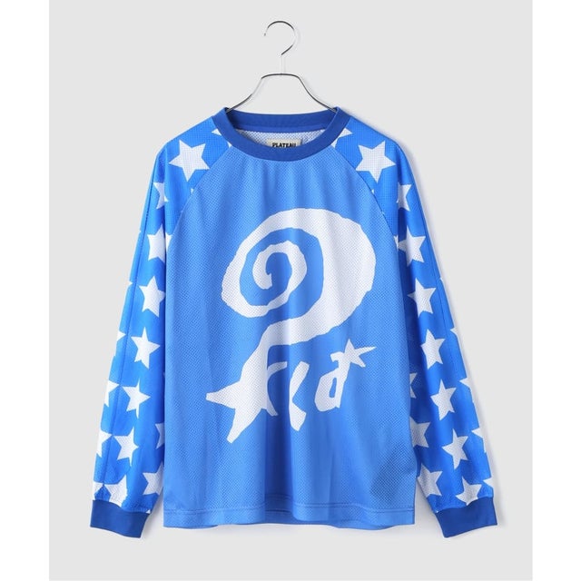 PLATEAU STUDIO / プラトースタジオ PLA l/s jersey （ブルー A）