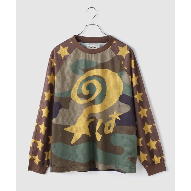 PLATEAU STUDIO / プラトースタジオ PLA l/s jersey （カーキ）