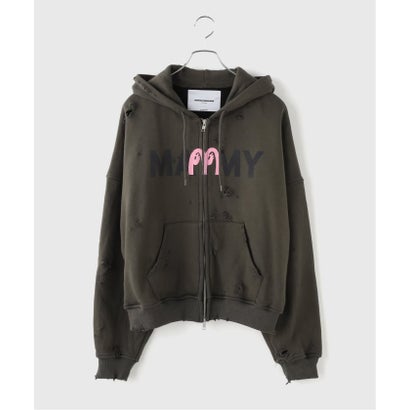 ジョイントワークス JOINT WORKS TEPPEI FURUYAMA / テッペイフルヤマ MAMY ZIP-UP HOODIE （グレー）｜詳細画像